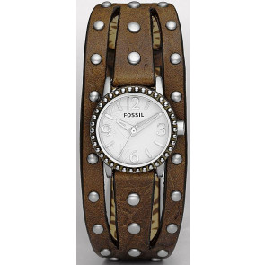 Fossil horlogeband jr1177 Leder Bruin