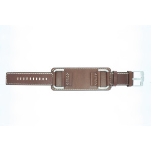 Horlogeband Fossil JR1197 Onderliggend Leder Bruin 24mm