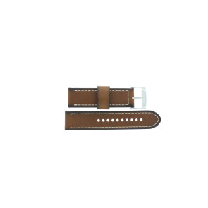 Horlogeband Fossil JR1506 / Nate Leder Bruin 24mm