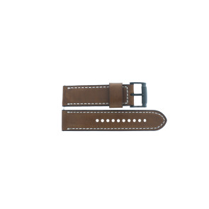 Horlogeband Fossil JR1524 Leder Bruin 24mm