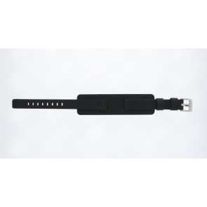 Horlogeband Fossil JR9514 Onderliggend Leder Zwart 12mm