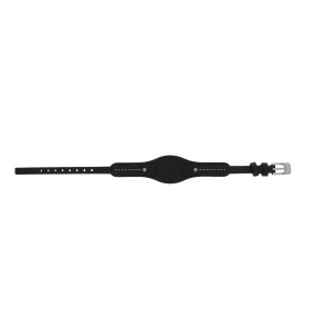 Horlogeband Fossil JR9759 Onderliggend Leder Zwart 7mm