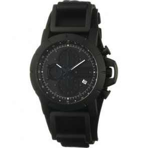 Horlogeband Fossil Jr1223 Klittenband Zwart