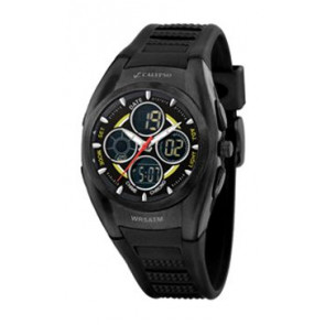 Horlogeband Calypso K5517/1 Rubber Zwart