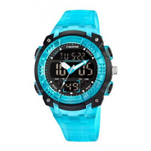 Horlogeband Calypso K5601-2 Rubber Turquoise