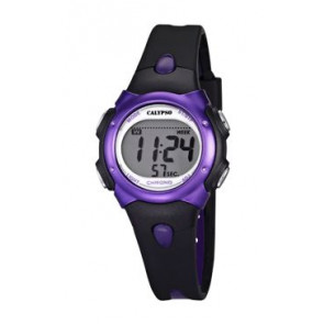 Horlogeband Calypso K5609-5 Rubber Zwart