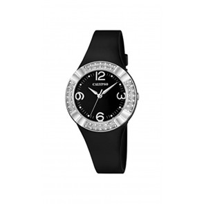 Horlogeband Calypso K5659.4 Rubber Zwart 25mm