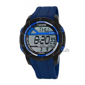 Horlogeband Calypso K5697-4 Rubber Blauw