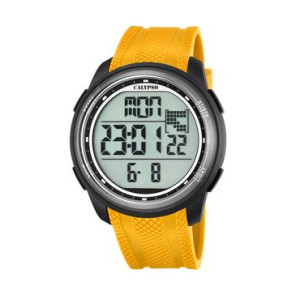 Horlogeband Calypso K5704-1 Kunststof/Plastic Geel