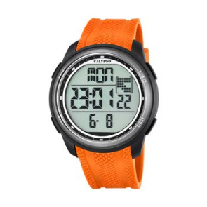 Horlogeband Calypso K5704-2 Kunststof/Plastic Oranje