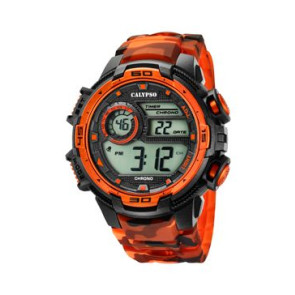 Horlogeband Calypso K5723-5 Kunststof/Plastic Oranje 23mm