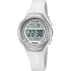 Horlogeband Calypso K5727-1 Silicoon Wit