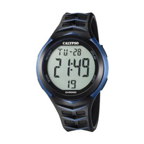 Horlogeband Calypso K5730-2 Kunststof/Plastic Zwart