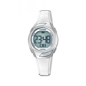 Horlogeband Calypso K5738-1 Rubber Wit