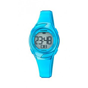 Horlogeband Calypso K5738-6 Rubber Blauw