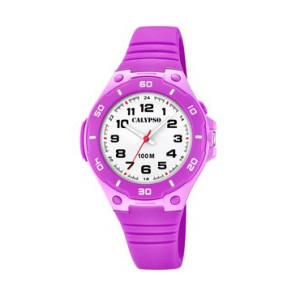 Horlogeband Calypso K5758-4 Kunststof/Plastic Paars