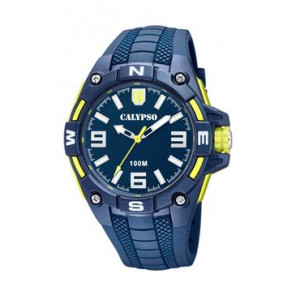 Horlogeband Calypso K5761-2 Silicoon Blauw