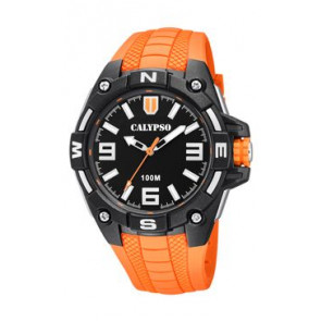Horlogeband Calypso K5761-3 Silicoon Oranje 22mm