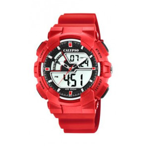 Horlogeband Calypso K5771-2 Rubber Rood