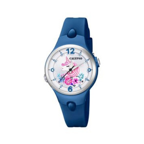 Horlogeband Calypso K5783-7 Kunststof/Plastic Blauw
