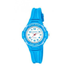Horlogeband Calypso K6070-3 Rubber Blauw
