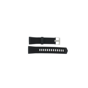 Horlogeband Smartwatch Calypso K8500 / K8500-3 / K8500-6 / K8500-7 Kunststof/Plastic Zwart 13mm