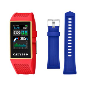 Horlogeband Smartwatch Calypso K8502-3 / BC11203 Rubber Rood