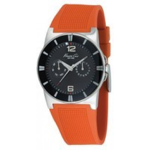 Horlogeband Kenneth Cole KC1578 Rubber Oranje 22mm