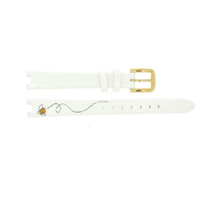 Horlogeband Kate Spade New York KSW1416 Leder Wit 12mm