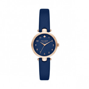 Horlogeband Kate Spade New York KSW1699 Leder Blauw 10mm