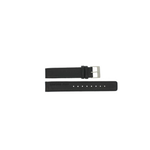Horlogeband Rolf Cremer LB098.01 / Spirale II Leder Zwart 16mm