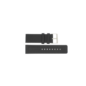 Horlogeband Rolf Cremer LB110.01 / Arch Leder Zwart 24mm
