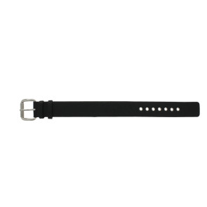 Horlogeband Marc by Marc Jacobs MBM1140 Onderliggend Leder Zwart 20mm