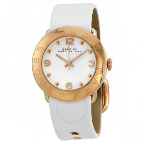 Marc by Marc Jacobs horlogeband MBM1180 Leder Wit 16mm