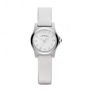Horlogeband Marc by Marc Jacobs MBM1234 Leder Wit 11mm