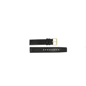 Horlogeband Marc by Marc Jacobs MBM1269 / MBM1218 / MBM3329 Leder Zwart 18mm
