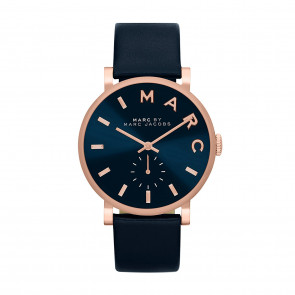 Horlogeband Marc by Marc Jacobs MBM1331 Leder Blauw 14mm