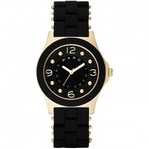 Horlogeband Marc by Marc Jacobs MBM2540 Staal Zwart 18mm