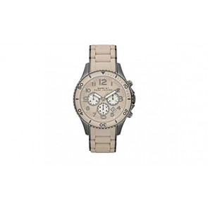 Horlogeband Marc by Marc Jacobs MBM2580 Staal Beige 22mm