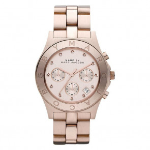 Horlogeband Marc by Marc Jacobs MBM3102 Staal Rosé 20mm