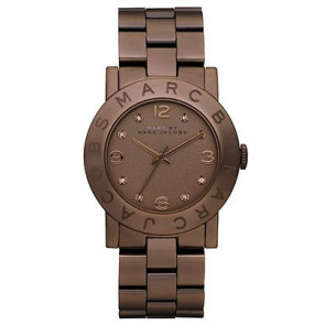 Horlogeband Marc by Marc Jacobs MBM3119 Staal Bruin 20mm