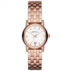 Horlogeband Marc by Marc Jacobs MBM3438 Staal Rosé 14mm