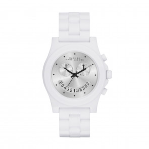 Horlogeband Marc by Marc Jacobs MBM4573 Kunststof/Plastic Wit 20mm