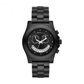 Horlogeband Marc by Marc Jacobs MBM4574 Kunststof/Plastic Zwart 20mm