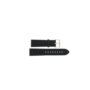 Horlogeband Marc by Marc Jacobs MBM5501 Silicoon Zwart 22mm