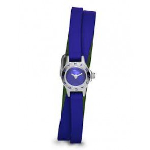 Horlogeband Marc by Marc Jacobs MBM5533 Silicoon Blauw 7mm