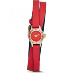 Horlogeband Marc by Marc Jacobs MBM5534 Silicoon Rood 7mm