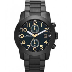 Horlogeband Marc by Marc Jacobs MBM8606 Staal Zwart 24mm