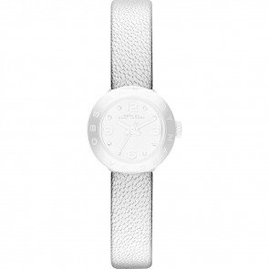 Horlogeband Marc by Marc Jacobs MBM9043 Leder Wit 10mm