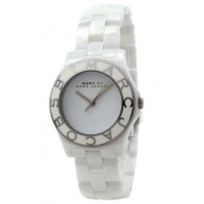 Horlogeband Marc by Marc Jacobs MBM9500 Keramiek Wit 18mm